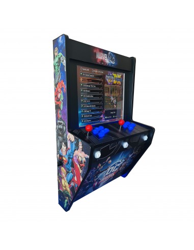 MÁQUINA ARCADE DE PAREDE MARVEL VS DC PARA 2 JOGADORES RECREATIVAS NOVAS