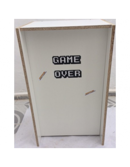 Kit Móvel Arcade Pedestal Base Madeiras + Vinis Kit Montagem Recreativa