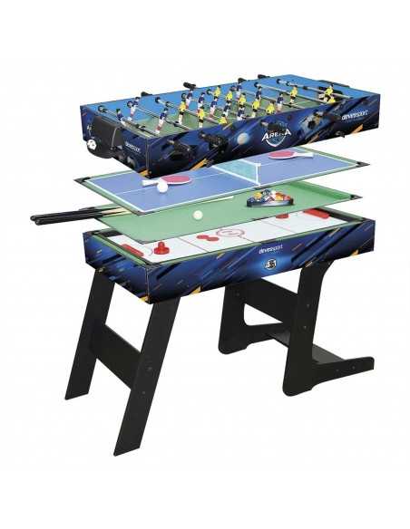 Mesa Multijuego 4 en 1 – Sport Futbolín, Billar, Air Hockey + Ping Pong. Oferta CALIDAD FUTBOLINES PROFESIONAL