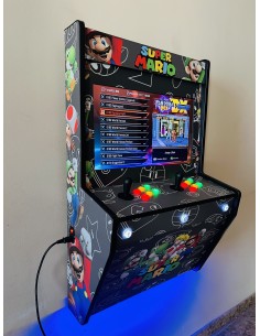 BIG WALL BORNE D´ARCADE MURALE SUPER MARIO GRIS POUR 2... 2