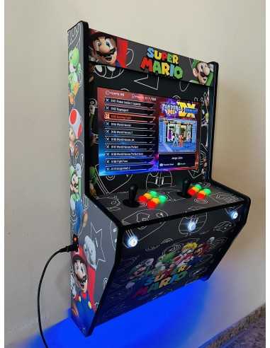 BIG WALL MARIO GREY MURALE ARCADEKAST VOOR 2...