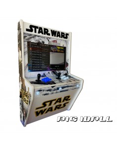 BIG WALL MÁQUINA ARCADE PARA PAREDE STAR WARS WHITE PARA...