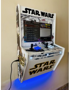 BIG WALL BORNE D´ARCADE MURALE STAR WARS WHITE POUR 2... 2