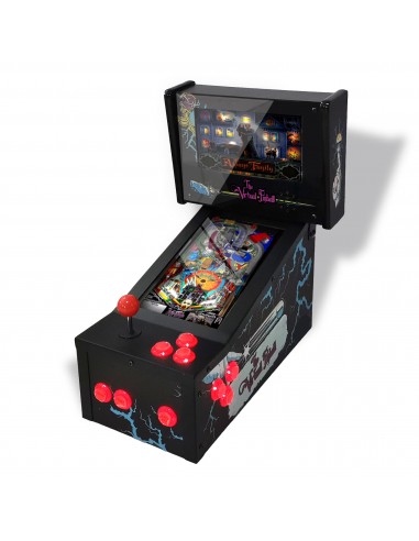 MINI VIRTUELE PINBALL BUREAU-MODEL MET 500 TAFELS EN 900 SPELEN AANBIEDING. VIRTUELE FLIPPER