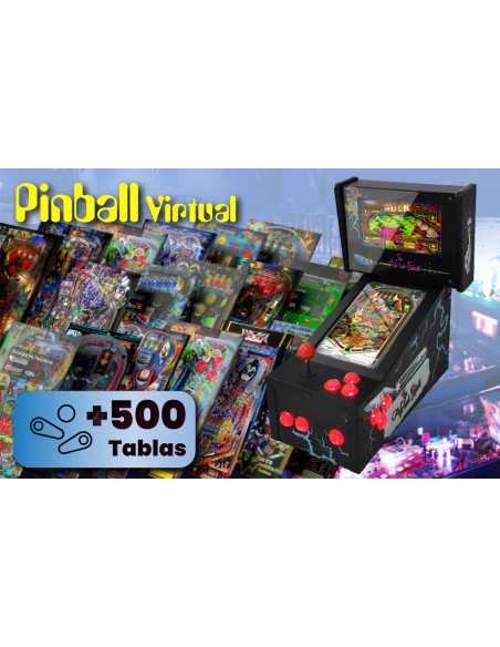 MINI PINBALL VIRTUAL SOBREMESA CON 500 MESAS Y 900 JUEGOS OFERTA. FLIPPER VIRTUAL