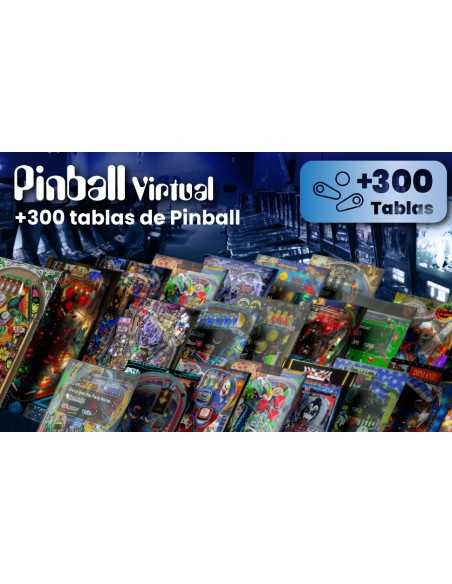 MINI FLIPPER VIRTUEL DE TABLE AVEC 300 TABLES ET 900 JEUX SUR UN SEUL ÉCRAN. FLIPPER VIRTUEL