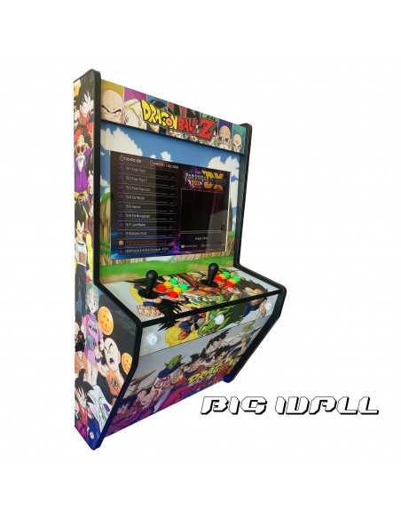 BIG WALL WAND-ARCADE-MASCHINE DRAGON BALL Z FÜR 2 SPIELER BILDSCHIRM 22" TAUSENDE VON VIDEOSPIELEN ENTHALTEN