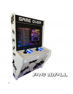 BIG WALL WAND-ARCADE-MASCHINE WHITE ALIENS FÜR 2 SPIELER...