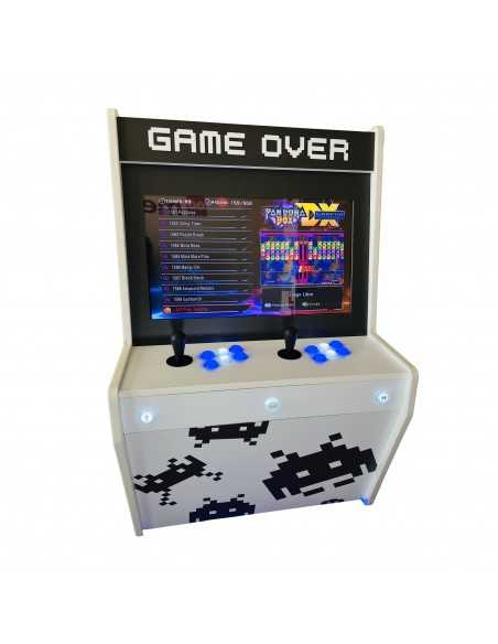 BIG WALL BORNE D´ARCADE MURALE WHITE ALIENS POUR 2 JOUEURS ÉCRAN 22" DES MILLIERS DE JEUX VIDÉO INCLUS