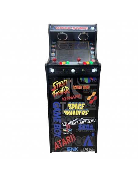 BORNE D´ARCADE LOWBOY VIDEOSONIC JEUX RÉTRO EN PROMOTION AVEC DES MILLIERS DE JEUX VIDÉO INCLUS