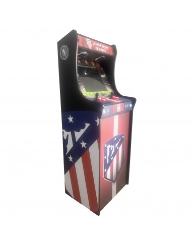 BIGARCADE ATLETICO DE MADRID RECREATIEVE ARCADEKASTEN MET DUIZENDEN VIDEOSPELEN, NIEUWE AANBIEDING