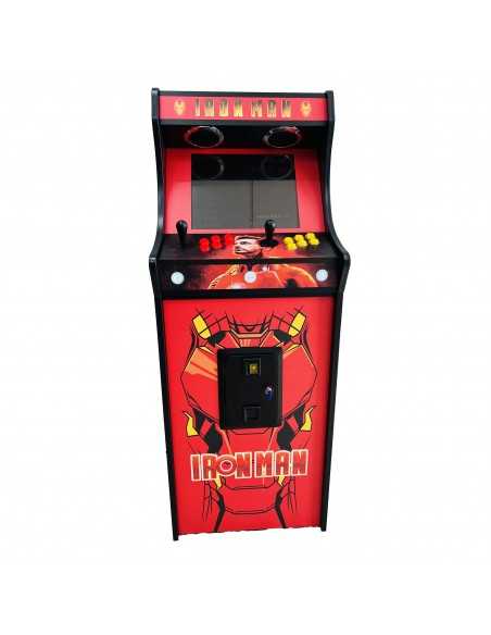 LOWBOY ARCADEKAST IRONMAN RETROGAMES IN DE AANBIEDING MET DUIZENDEN INBEGREPEN VIDEOSPELEN