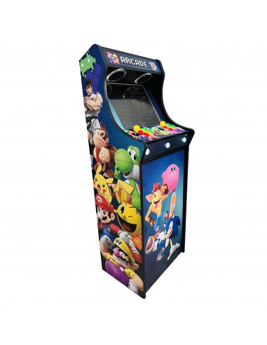 LOWBOY ARCADEKAST MIX GAMES RETROGAMES IN DE AANBIEDING MET DUIZENDEN INBEGREPEN VIDEOSPELEN