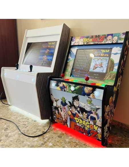 BIG WALL BORNE D´ARCADE MURALE SPACE COLORS POUR 2 JOUEURS ÉCRAN 22" DES MILLIERS DE JEUX VIDÉO INCLUS