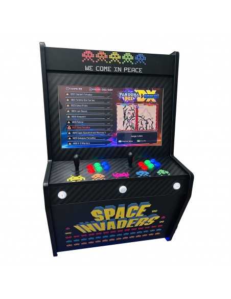 BIG WALL BORNE D´ARCADE MURALE SPACE COLORS POUR 2 JOUEURS ÉCRAN 22" DES MILLIERS DE JEUX VIDÉO INCLUS