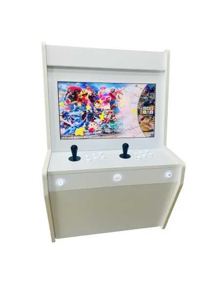 BIG WALL MAQUINA ARCADE PARA PARED BLANCA PARA 2 JUGADORES PANTALLA 22"  VIDEOJUEGOS RETRO