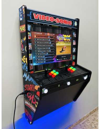 BIG WALL ARCADE MACHINE WALL MOUNTED FOR 2...
