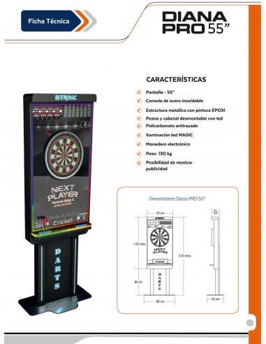 Alvos de dardos PRO 55 eletrônica Novas ofertas...