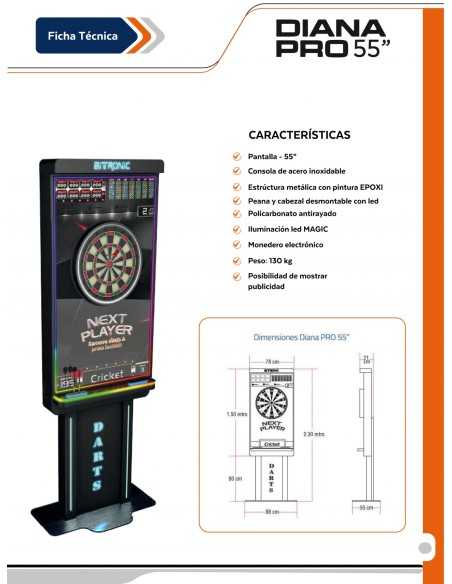 Elektronische Dartscheibe PRO 55 Neue Angebote für Darts und Pfeile.
