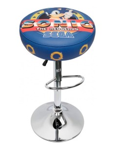 TABURETE ARCADE SONIC DISEÑO RETRO TAPIZADO VIDEOJUEGOS...