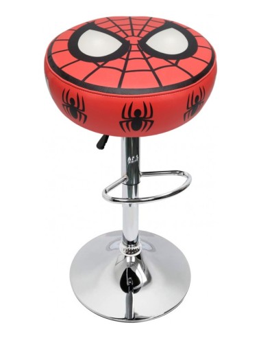 TABOURET ARCADE SPIDERMAN POUR BORNES D´ARCADE RÉCRÉATIVES JEUX VIDÉO CHAISE DE BAR MEUBLES