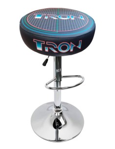TABURETE ARCADE TRON DISEÑO RETRO TAPIZADO VIDEOJUEGOS...