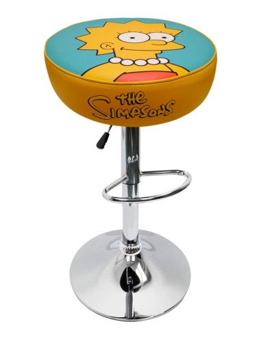 TABURETE ARCADE THE SIMPSON LISA DISEÑO RETRO TAPIZADO VIDEOJUEGOS SILLA BAR BANCO TABOURET