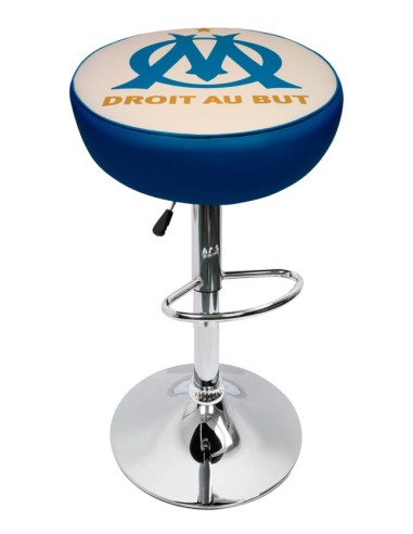 TABURETE ARCADE OLYMPIQUE MARSEILLE DISEÑO RETRO TAPIZADO VIDEOJUEGOS SILLA BAR BANCO TABOURET