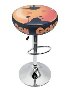 TABURETE ARCADE GOKU LAND DISEÑO RETRO TAPIZADO...