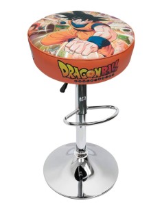 TABURETE ARCADE DRAGON BALL SUPER DISEÑO RETRO TAPIZADO...
