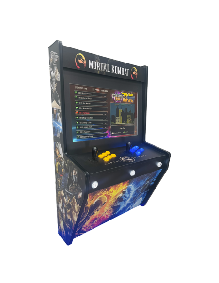BIG WALL MAQUINA ARCADE PARA PARED MORTAL KOMBAT PARA 2 JUGADORES PANTALLA 22"  VIDEOJUEGOS RETRO