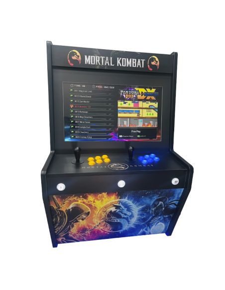 BIG WALL CABINATO ARCADE DA PARETE MORTAL KOMBAT PER 2 GIOCATORI SCHERMO 22" MIGLIAIA DI VIDEOGIOCHI INCLUSI