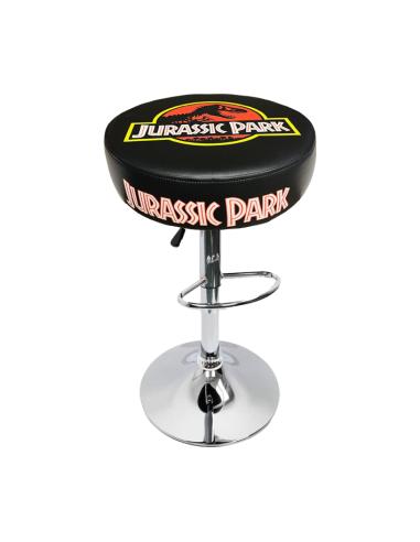 TABURETE ARCADE JURASSIC PARK DISEÑO RETRO TAPIZADO VIDEOJUEGOS SILLA BAR BANCO TABOURET