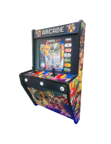 MAQUINA ARCADE PARA PARED MIX GAMES PARA 2...