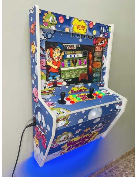 BIG WALL CABINATO ARCADE DA PARETE PUZZLE BOBBLE PER 2 GIOCATORI SCHERMO 22" MIGLIAIA DI VIDEOGIOCHI INCLUSI