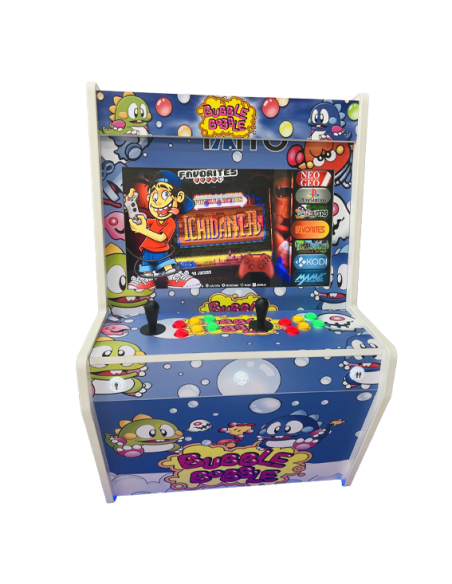 BIG WALL MAQUINA ARCADE PARA PARED PUZZLE BOBBLE PARA 2 JUGADORES PANTALLA 22"  VIDEOJUEGOS RETRO