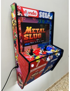 BIG WALL MARIO SONIC MURALE ARCADEKAST VOOR 2 SPELERS MET... 2