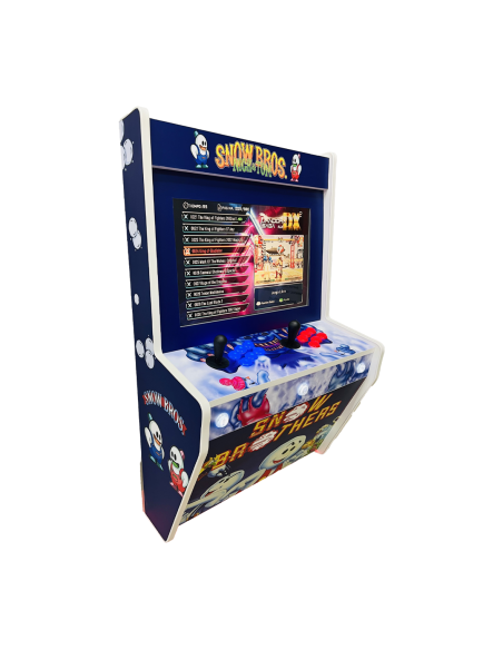 BIG WALL MAQUINA ARCADE PARA PARED SNOW BROS PARA 2 JUGADORES PANTALLA 22"  VIDEOJUEGOS RETRO