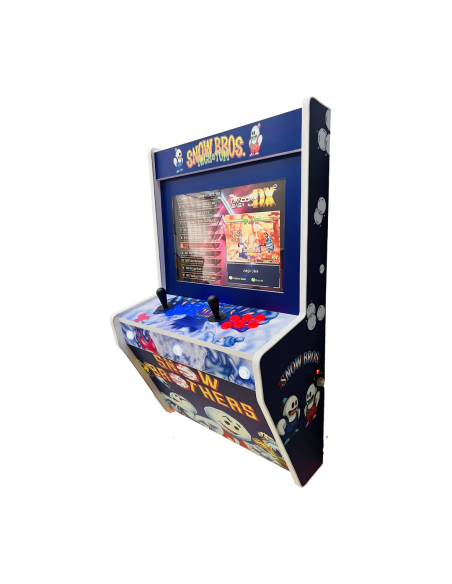 BIG WALL MAQUINA ARCADE PARA PARED SNOW BROS PARA 2 JUGADORES PANTALLA 22"  VIDEOJUEGOS RETRO