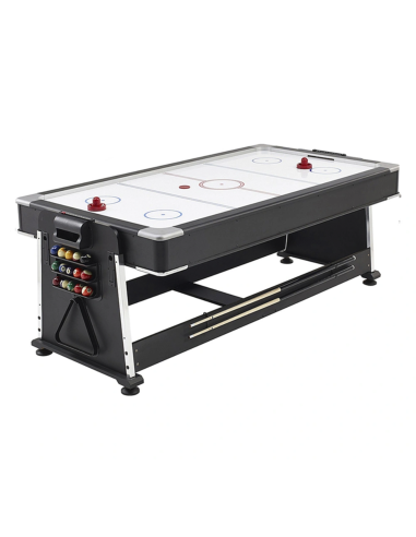MULTIGAME TABLE 4 IN 1 GREEN FELT POOL AIR...
