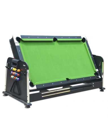 MULTIGAME TABLE 4 IN 1 GREEN FELT POOL AIR...