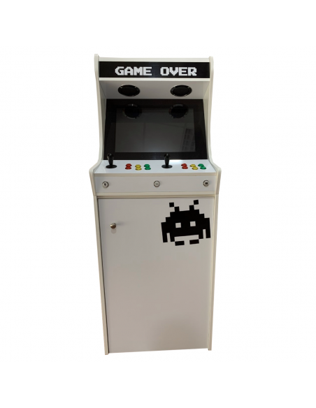 BIGARCADE WHITE ALIENS BORNES D´ARCADE RÉCRÉATIVES DES MILLIERS DE JEUX VIDÉO NOUVELLE OFFRE
