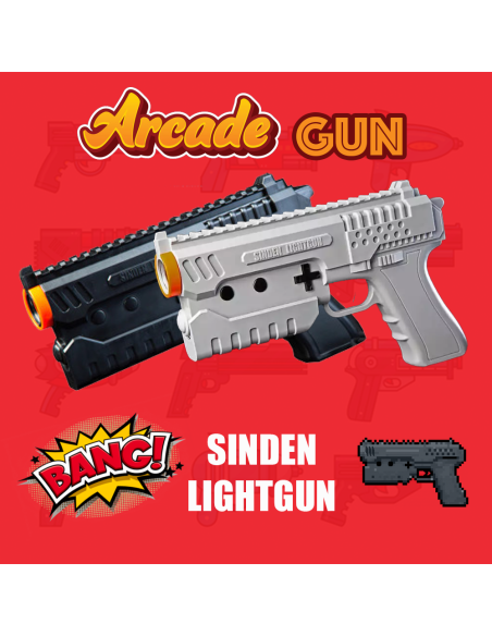 PISTOLETS SINDEN POUR VOTRE ARCADE. 2 PISTOLETS. ARCADE GUN. AJOUTEZ-LES À VOTRE ARCADE.