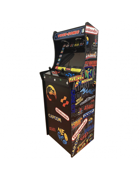 BIGARCADE VIDEOSONIC RECREATIEVE ARCADEKASTEN MET DUIZENDEN VIDEOSPELEN, NIEUWE AANBIEDING
