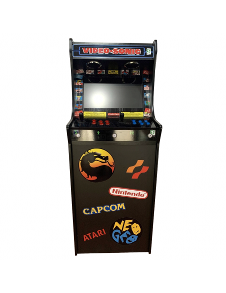 BIGARCADE VIDEOSONIC RECREATIEVE ARCADEKASTEN MET DUIZENDEN VIDEOSPELEN, NIEUWE AANBIEDING
