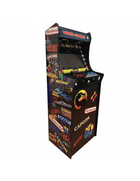 BIGARCADE VIDEOSONIC RECREATIEVE ARCADEKASTEN MET DUIZENDEN VIDEOSPELEN, NIEUWE AANBIEDING