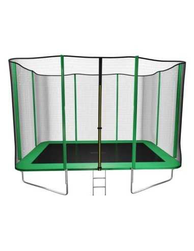Masgames Rectangular L Trampoline with Safety...