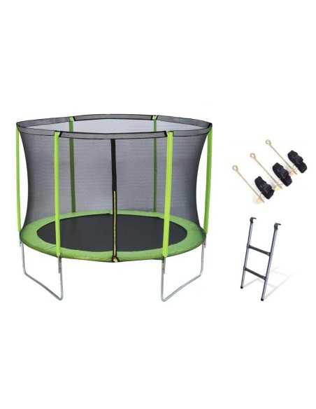 Trampoline Force 305 met net, ladder en verankeringen. Nieuwe aanbieding