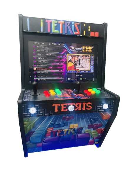 MAQUINA ARCADE PARA PARED TETRIS PARA 2 JUGADORES BARTOP