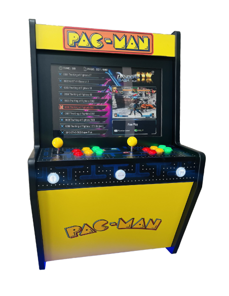MAQUINA ARCADE PARA PARED PACMAN COMECOCOS 2 JUGADORES RECREATIVAS